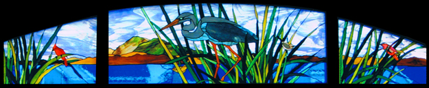 Birds Stained Glass