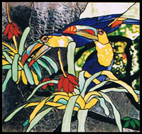 Birds Stained Glass